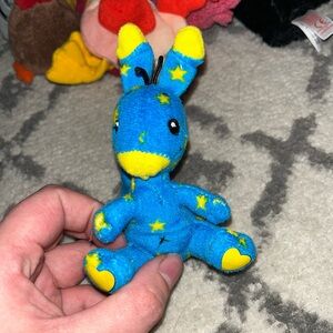 2004 Neopets McDonald’s Happy Meal Blue Starry Blumaroo Plush Toy